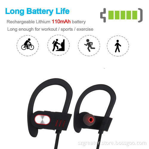 Waterproof Bluetooth Headphone, Sport Earphone Stereo Headset with Microphone for sport OEM/ODM
